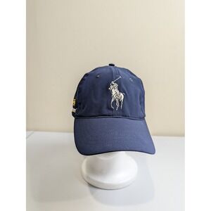 Polo Ralph Lauren Hat Mens OS Navy Blue Performance US Open Big Pony Tennis Cap